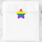 Sticker Étoile Drapeau LGBT (Sac)