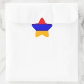 Sticker Étoile Drapeau national d'Arménie (Sac)
