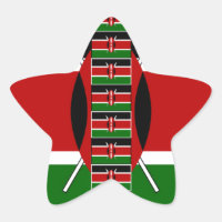 Drapeaux miniers sans fil du Kenya Frames Art