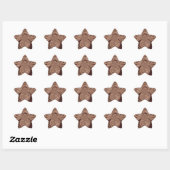 Sticker Étoile Earthy Hakuna Matata (Feuille)