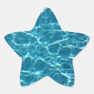 Sticker Étoile Eau de la piscine cool