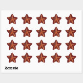 Sticker Étoile Écre (Feuille)