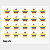 Sticker Étoile ecuadoriflag (Feuille)