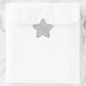 Sticker Étoile Elegant Silver Glitter (Sac)
