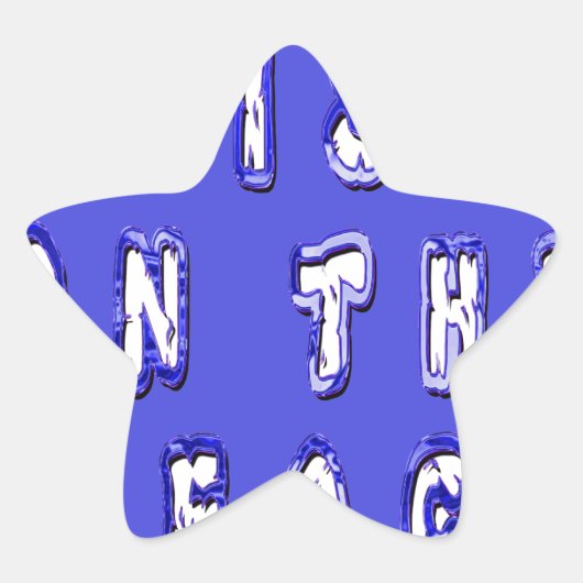 Sticker Étoile Élevé sur la plage : Serene Beach Life Memories (Devant)