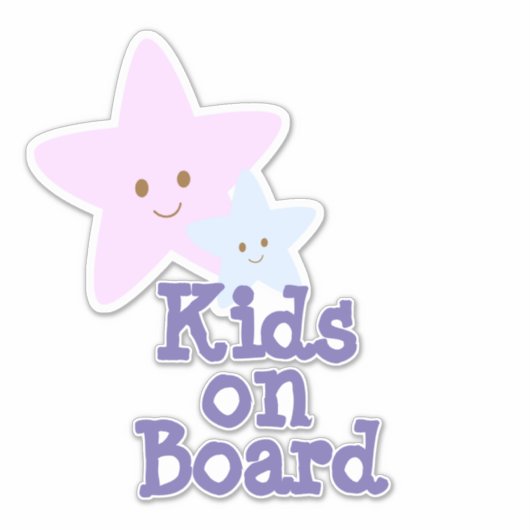 Sticker Étoile Enfants à bord (Devant)