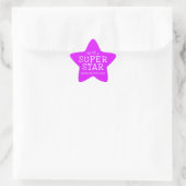 Sticker Étoile Enseignants Super Star Félicitations (Sac)