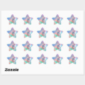 Sticker Étoile Esthétique holographique (Feuille)