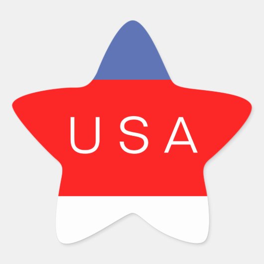 Sticker Étoile Etats-Unis American Flag Star Design (Devant)
