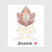 Sticker Étoile Éternelle comme les Étoiles Graphique (Feuille)