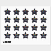 Sticker Étoile Étincelant (Feuille)