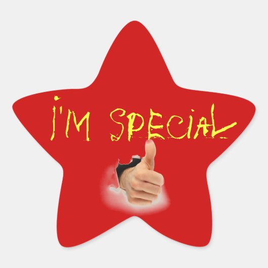 Sticker Étoile étoile spéciale (Devant)