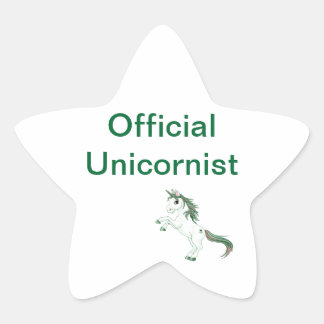 Sticker Étoile Étoile Unicorniste Officielle
