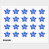 Sticker Étoile Étoiles Bleues Ultramarines (Feuille)