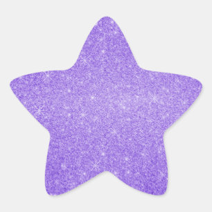 Sticker Étoile Étoiles de parties scintillant violette