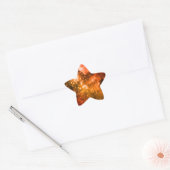 Sticker Étoile Étoiles orange (Enveloppe)