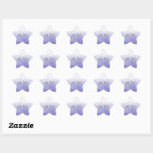 Sticker Étoile Étoiles violettes Ombre (Feuille)