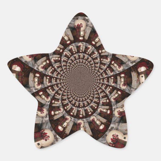 Sticker Étoile Extraordinaire Snowman (Devant)