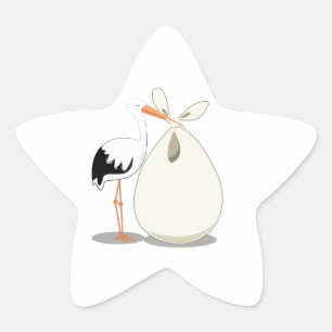 Sticker Étoile Faire-part de naissance