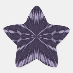 Sticker Étoile Fantaisie violette