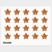 Sticker Étoile Fantômes d'Halloween Patch de citrouille hantée (Feuille)