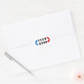 Sticker Étoile Feed back red and blue (Enveloppe)