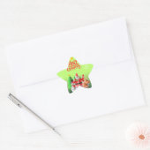 Sticker Étoile fêter noël (Enveloppe)