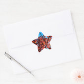 Sticker Étoile Feuilles d'automne (Enveloppe)