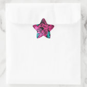 Sticker Étoile Feuilles tropicaux (Sac)