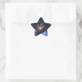 Sticker Étoile Feux d'artifice dans l'étoile de l'espace Autocoll (Sac)