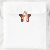 Sticker Étoile Fire in My Heart Art Print (Sac)