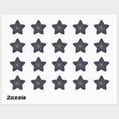 Sticker Étoile Fleur Quickdraw (Feuille)