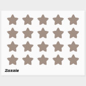 Sticker Étoile Fond de rose poussiéreuse chaude – Conception de m (Feuille)