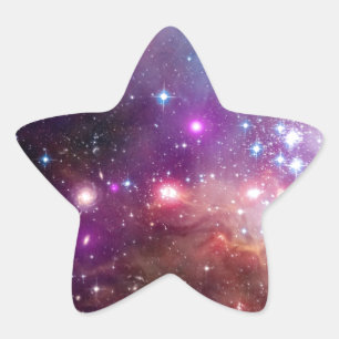 Sticker Étoile Formation d'étoiles NGC 602 - Photo de la NASA Hub