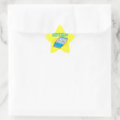 Sticker Étoile Gardez-le propre (Sac)