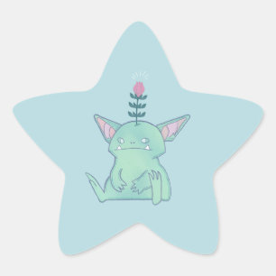 Sticker Étoile Gérald le Gobelin Créature Fantastique Mignonne