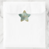 Sticker Étoile Glam Aqua Green Gold Parties scintillant Joy (Sac)