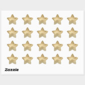 Sticker Étoile Glam Gold Glitzy Sparkle Parties scintillant (Feuille)