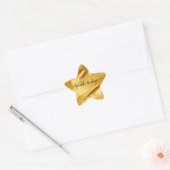 Sticker Étoile Glam Yellow Gold (Enveloppe)