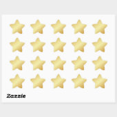 Sticker Étoile Gold Star (Feuille)