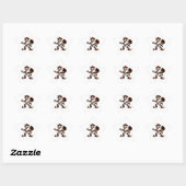 Sticker Étoile Goofy Cat Baseball Pitcher Monte (Feuille)