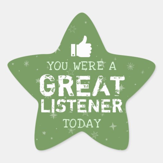 Sticker Étoile Grand récepteur | Enseignants (Devant)