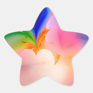 Sticker Étoile Grande boîte-cadeau d'arc