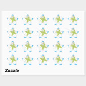 Sticker Étoile Green leaf (Feuille)
