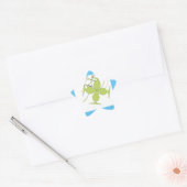 Sticker Étoile Green leaf (Enveloppe)