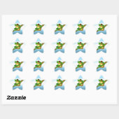 Sticker Étoile Grenouille (Feuille)