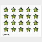 Sticker Étoile Grenouille 3d cool (Feuille)