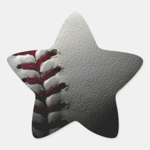 Sticker Étoile Gros plan de base-ball