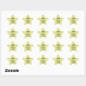 Sticker étoile Ha Clarinet (Feuille)