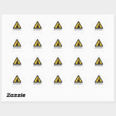 Sticker Étoile Hacker au travail (Feuille)